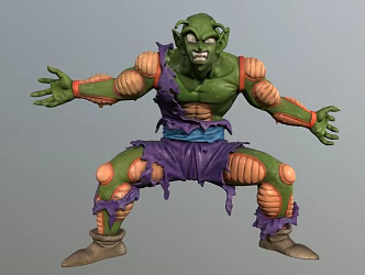 Dragon Ball Character Handmade Bick Demon King Second Dimension Character Handmade 3d model