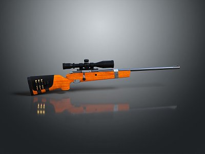 Sniper Rifle Sniper Rifle Sight Modern Weapons Hot Weapons Hot Weapons Firearms 3d model