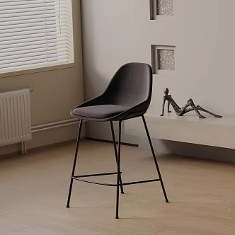Modern Bar Chair 3d model
