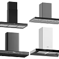 Modern Range Hoods In Black Gray And White Designs For Kitchen Spaces