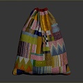 Bag leather bag cloth bag leather bag realistic 3d model