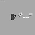 Modern Wall Lamps with Various Sleek Designs in Black and White for Contemporary Interior Decor