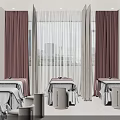 Modern Bright Beauty Salon Interior With Treatment Beds Curtains And Comfortable Chairs