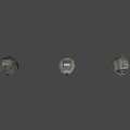 Camouflage Military Tactical Helmet With Transparent Visor And Adjustable Chin Straps