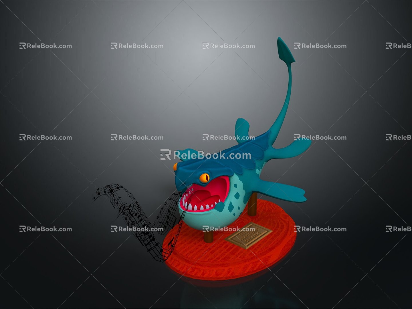 whale cartoon whale mammal marine mammal marine animal fish freshwater fish marine fish 3d model