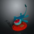 whale cartoon whale mammal marine mammal marine animal fish freshwater fish marine fish 3d model