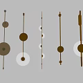 Stylish Modern Wall Lamps With Circular Design And Warm Illumination For Home Decor