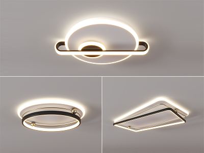 modern ceiling lamp 3d model