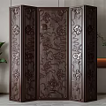 Screen partition 3d model