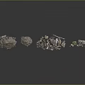 Various Natural Wood And Stone Materials With Unique Textures For Interior Design