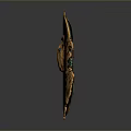 Ornate Bronze Green Shield Featuring Lion Head Carving Intricate Patterns And Gemstone Accents
