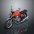 Motorcycle Two-wheeled Motorcycle Cross-country Motorcycle Road Race Motorcycle Motor Vehicle Transport 3d model