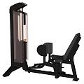 Seated Strength Training Fitness Equipment With Adjustable Seat And Weight Stack