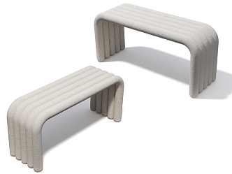 Nordic Shoe Changing Stool Bench Living Room Sofa Stool Cloakroom Bench 3d model