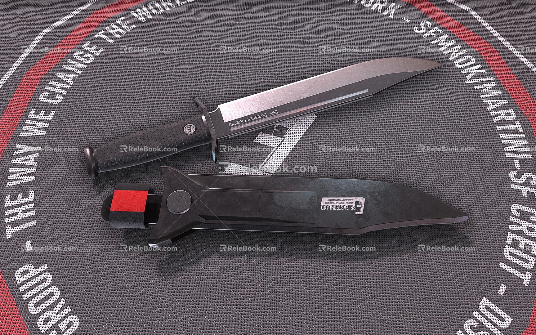 Knife Dagger Sword Military Dagger 3d model