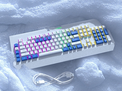 Digital Products Snow Keyboard model