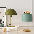 Modern Cream Style Table Lamp Mushroom Small Table Lamp Bedside Lamp 3d model