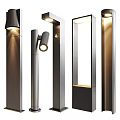 Modern Outdoor Lights With Sleek Metal Design And Various Contemporary Styles