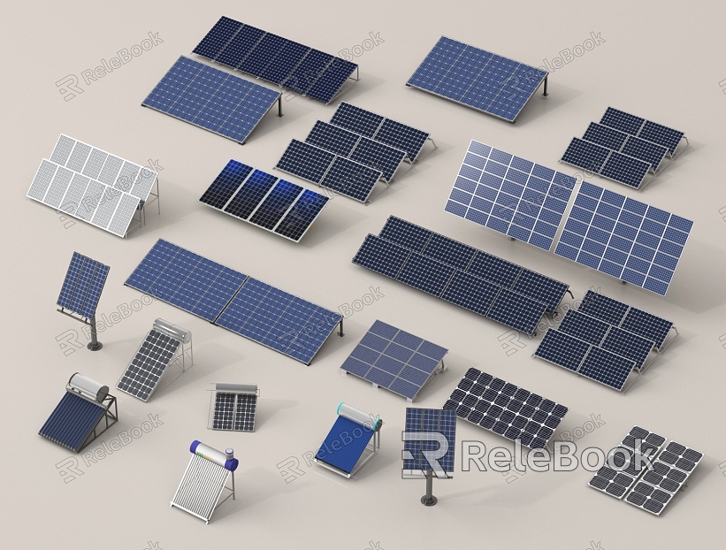 Other industrial equipment Solar panels Photovoltaic panels Solar equipment model