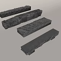 Stone and Wood Blocks with Varied Textures and Shapes for Building Projects