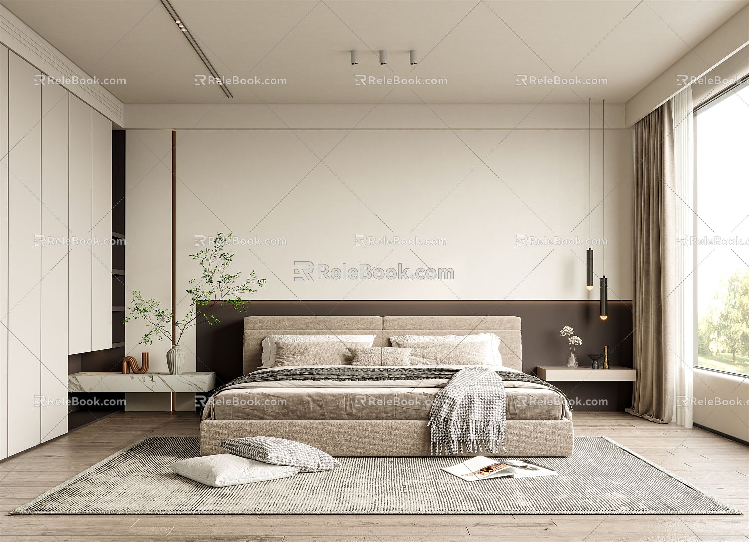 Modern Bedroom 3d model