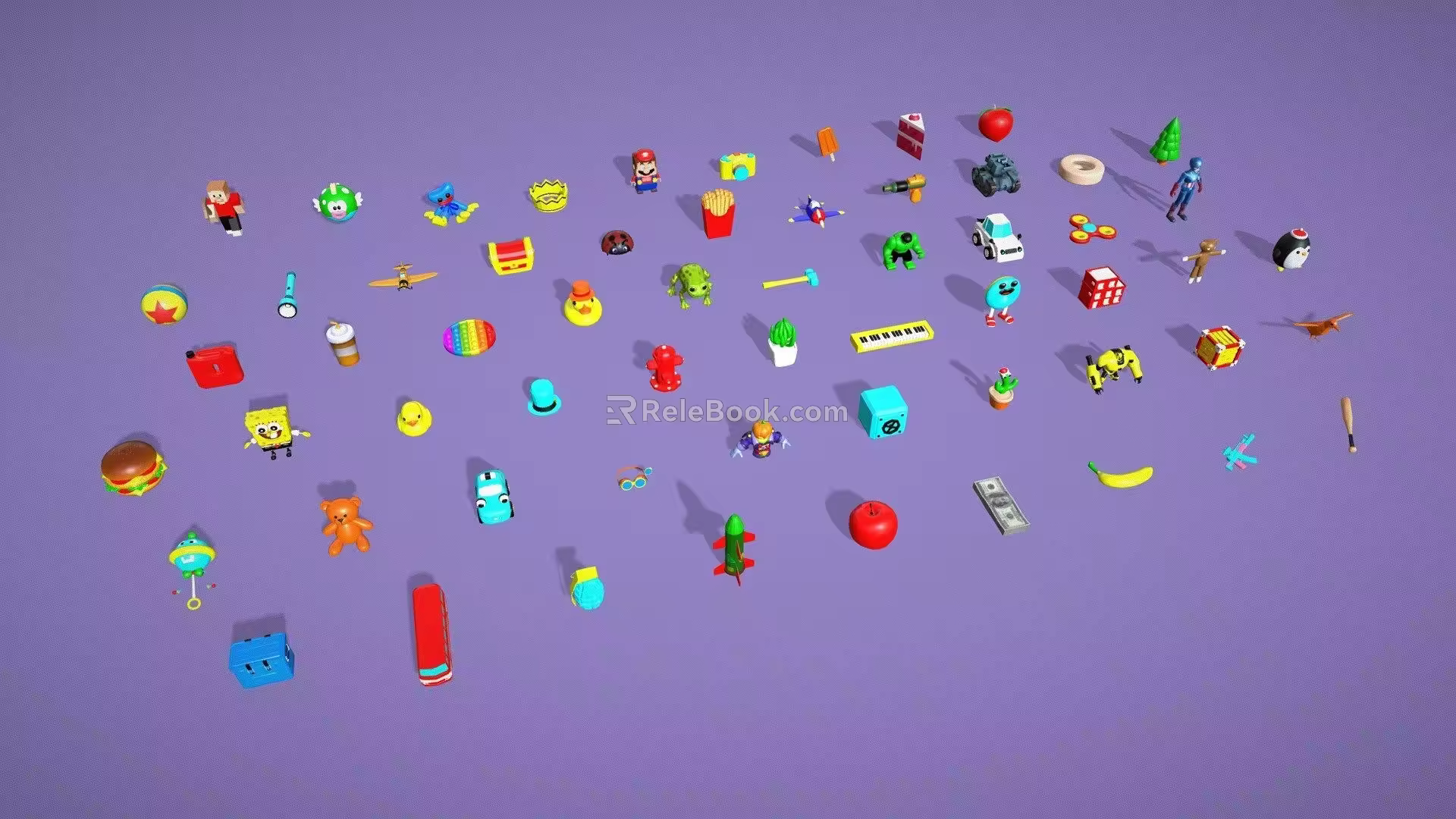 Game props 3d model