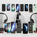 Modern apple phone IPHONE11 Iphone12 Iphone13 apple headset airpods 3d model