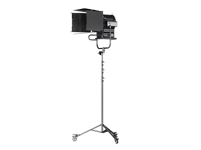 Portable Professional Studio Lighting Equipment Stand With Wheels And Adjustable Arm 3d model