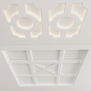 American ceiling 3d model