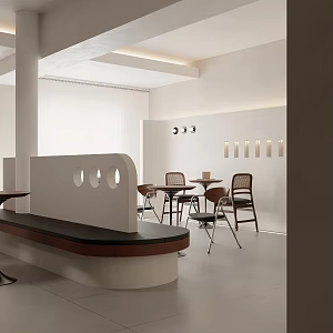 Coffee shop 3d model
