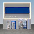 Modern Minimalist Beauty Salon Interior With Stylish Reception Desk And Comfortable Chairs And Beauty Poster