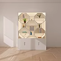 Modern display rack hexagonal honeycomb display stand 3d model