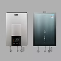 Casarte Water Heaters White And Dark Models With Digital Display And Control Panel
