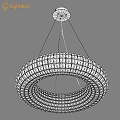 Modern chandelier Lightstar Onda crystal glass swarovski 3d model