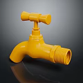 Hardware Tools Yellow Faucet Heavy Duty Design For Plumbing And Home Use