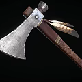 Modern Tomahawk Axe Axe Game Axe 3d model