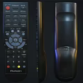 Television Remote Control Polisen Brand With Multiple Function Buttons And Ergonomic Design 3d model