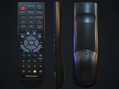 Modern remote control TV remote control 3d model Modern remote control TV remote control 3d model