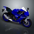 Motorcycle Two-wheeled Motorcycle Cross-country Motorcycle Road Race Motorcycle Motor Vehicle Transport 3d model