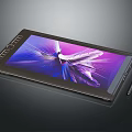 Sleek Modern Electronic Tablet Featuring Stylus Pen And Colorful High Resolution