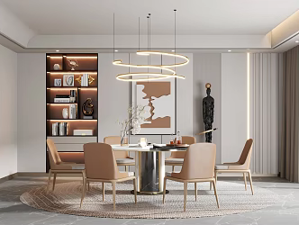 Modern Restaurant 3d model