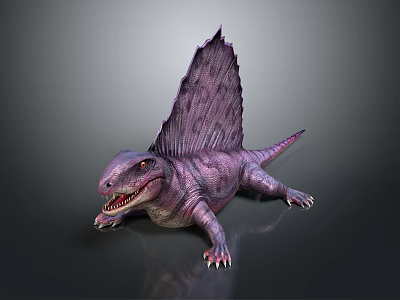 Dinosaur Jurassic Pterosaur Long-necked Tyrannosaurus Tyrannosaurus Stegosaurus Bretosaurus Triceratops Shark Toothosaurus Ancient Animals 3d model