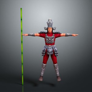 Warrior Samurai Soldier Guard Assassin Killer Ancient Soldier Ancient Assassin Killer 3d model