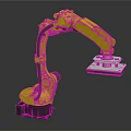 Modern Robot Arm Robot Arm Mechanical Arm Robot Arm Robot Head 3d model