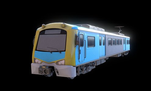 modern subway 3d model