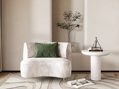 Modern Single Sofa Leisure Chair model