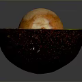 Halved Fresh Avocado With Green Creamy Flesh And Brown Pit