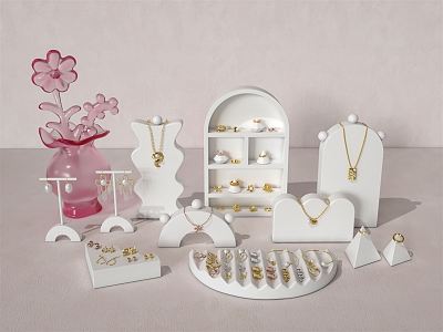 Modern Jewelry Display 3d model