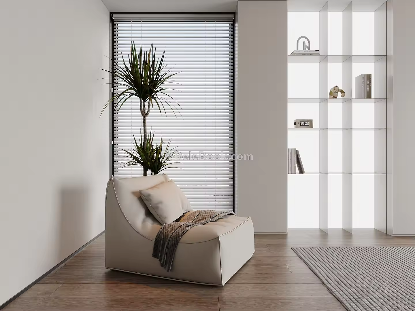 Modern Lazy Sofa 3d model