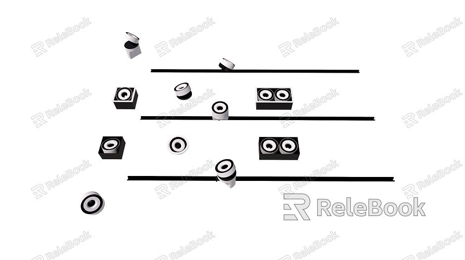 Modern Spotlights Track Lights model